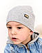 Шапка одношарова для хлопчиків арт. 3688, фото 2