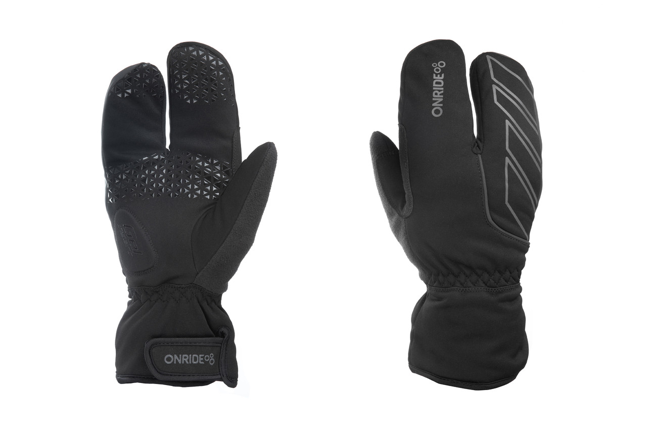 Рукавички ONRIDE SB-02-61138 Crab з довгими пальцями чорний, фото 1