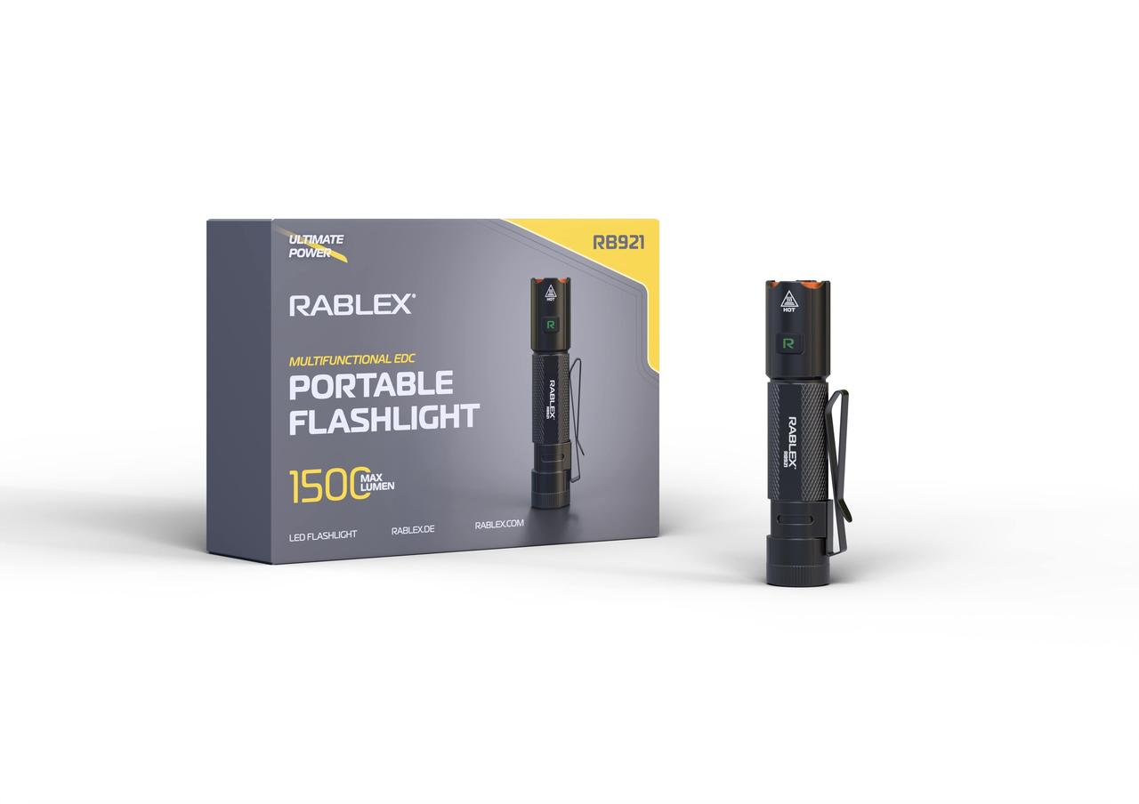 RB 921 Ліхтарик ручний алюмінієвий потужний Rablex