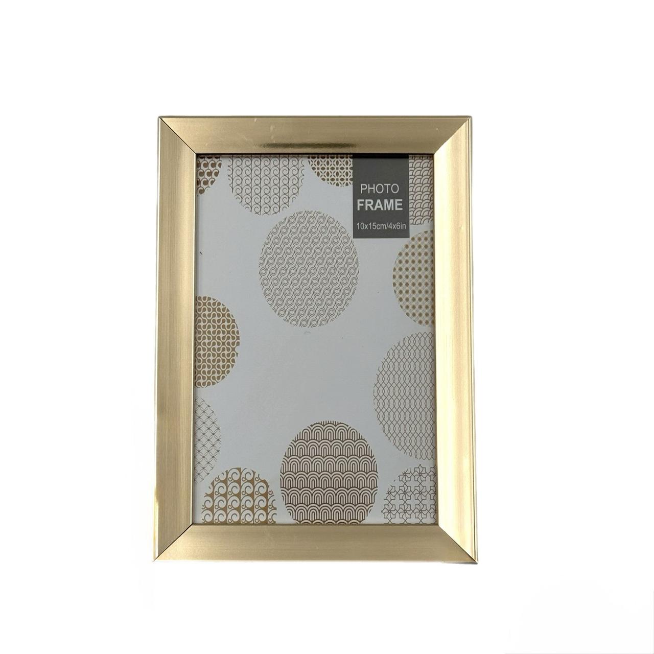 Рамка пластікова 803 10*15 золотиста