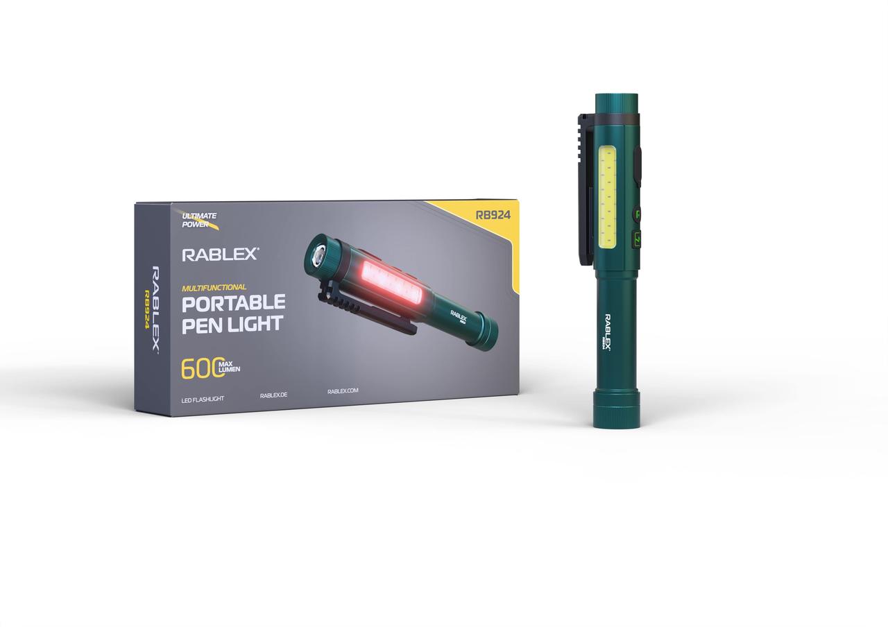RB 924 Ліхтарик ручний світлодіодний мультифункціональний Rablex