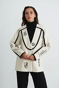 Пальто-кардиган з вишивкою Rica Mare MKRM4303