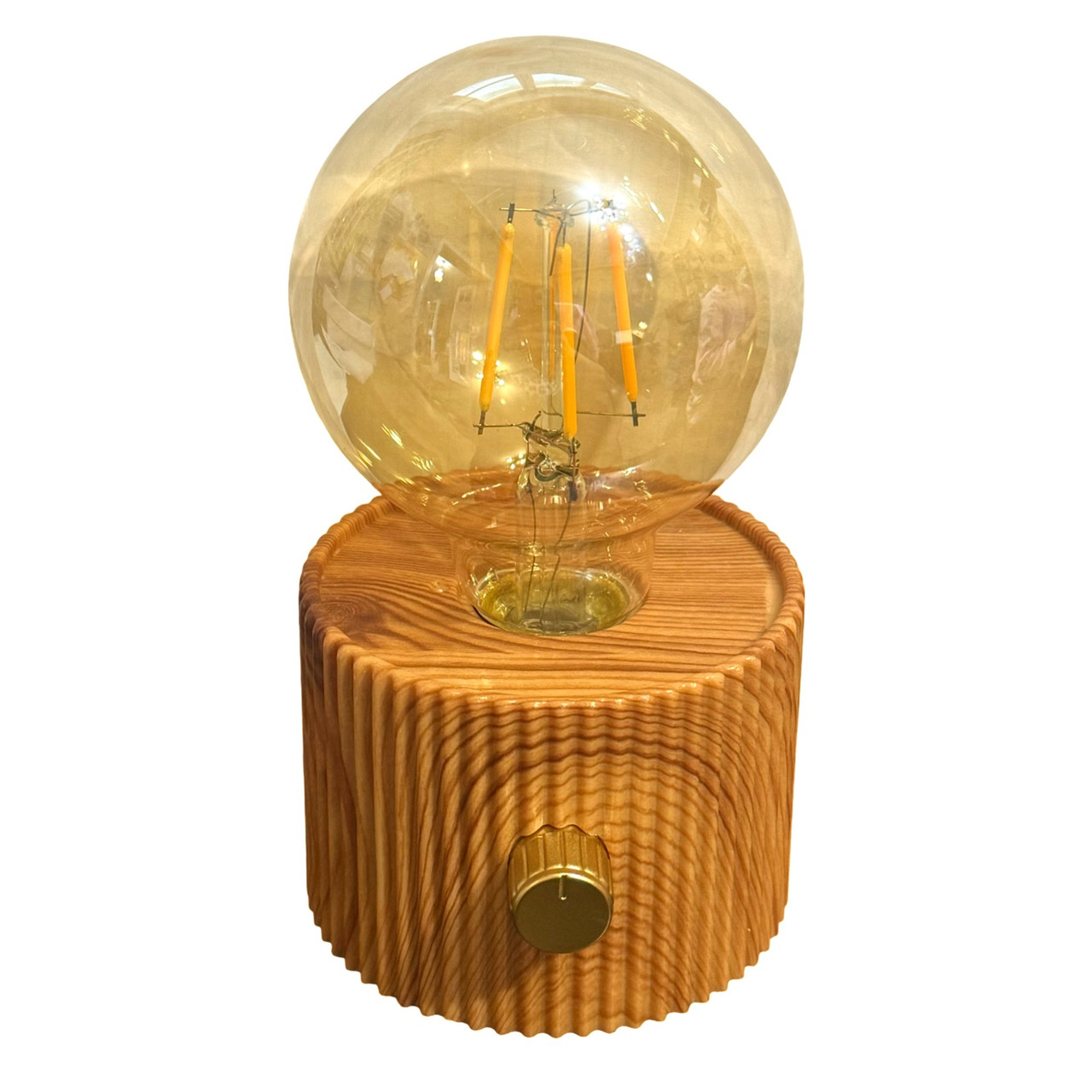 Декоративна світлодіодна лампа 008 з теплим світлом для кепмінгу акамуляторна