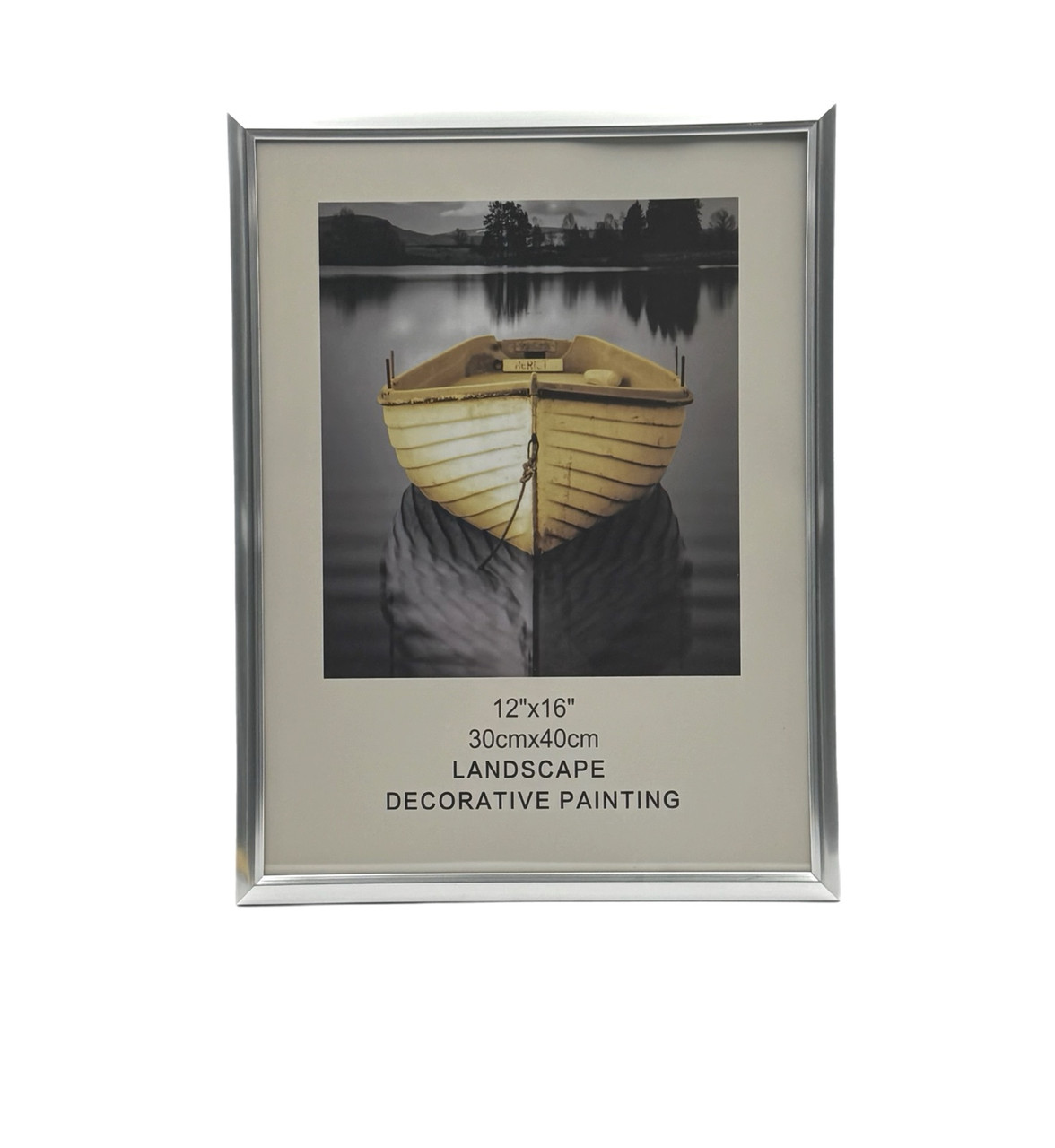 Рамка для фото пластик С17 30*40 срібло