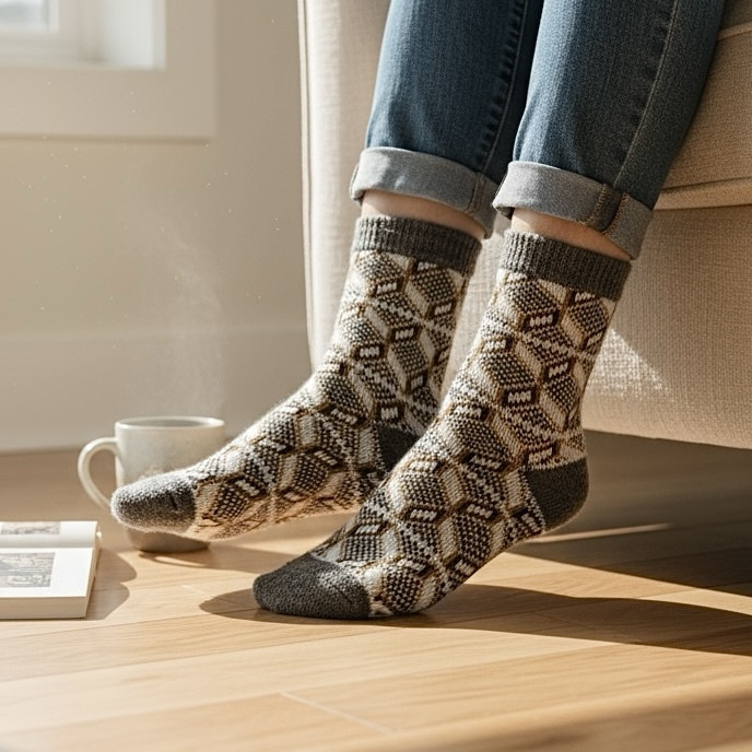 858 Шкарпетки шерстяні 41-45, фото 1