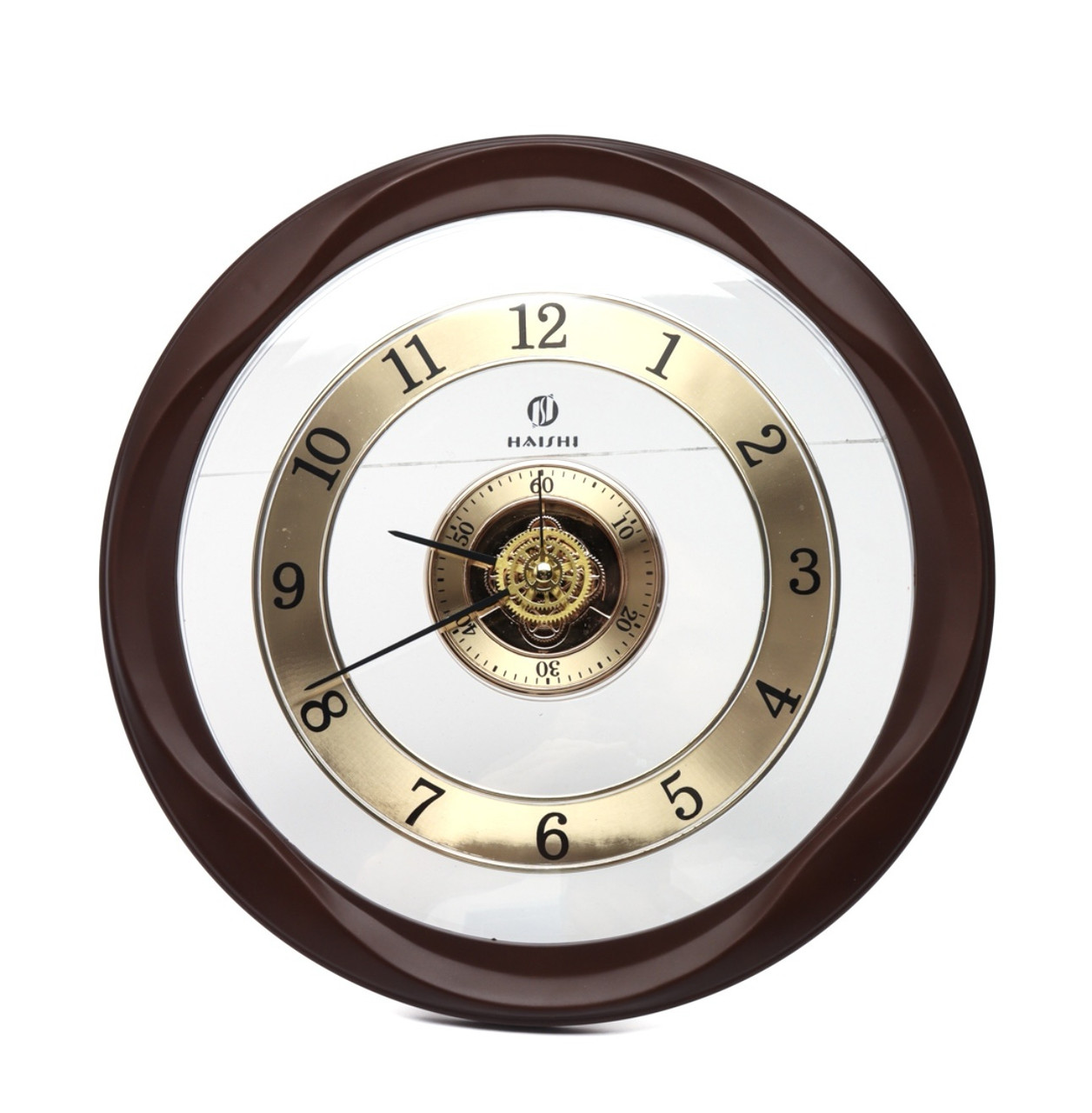 Годинник настінний 9207 круглий класичний прозорий (30см)