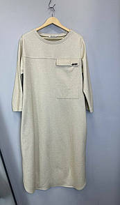 Жіноча трикотажна сукня вільного крою Лондон утеплена STYLE NIKA MKSN2327/4