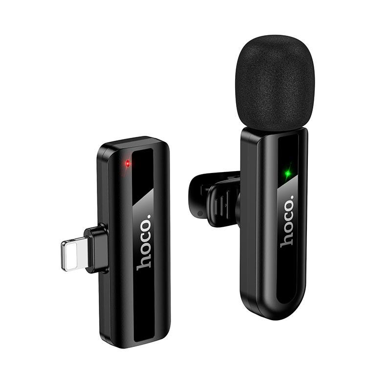 Мікрофон HOCO L20 Lightning Fair wireless microphone |2.4G, 5-15m, 3-4h| black