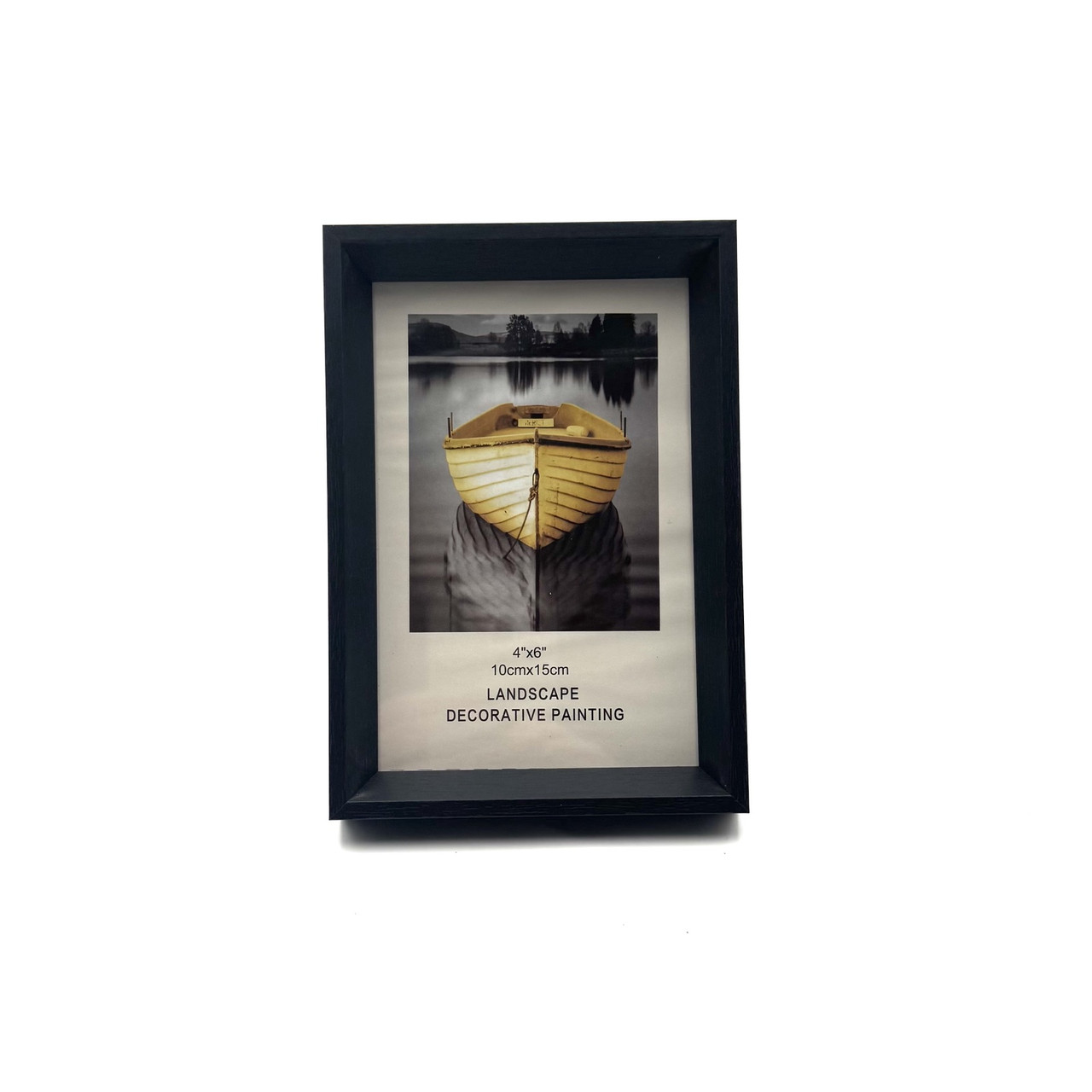 Рамка для фото пластик 1223GS 10*15 чорна