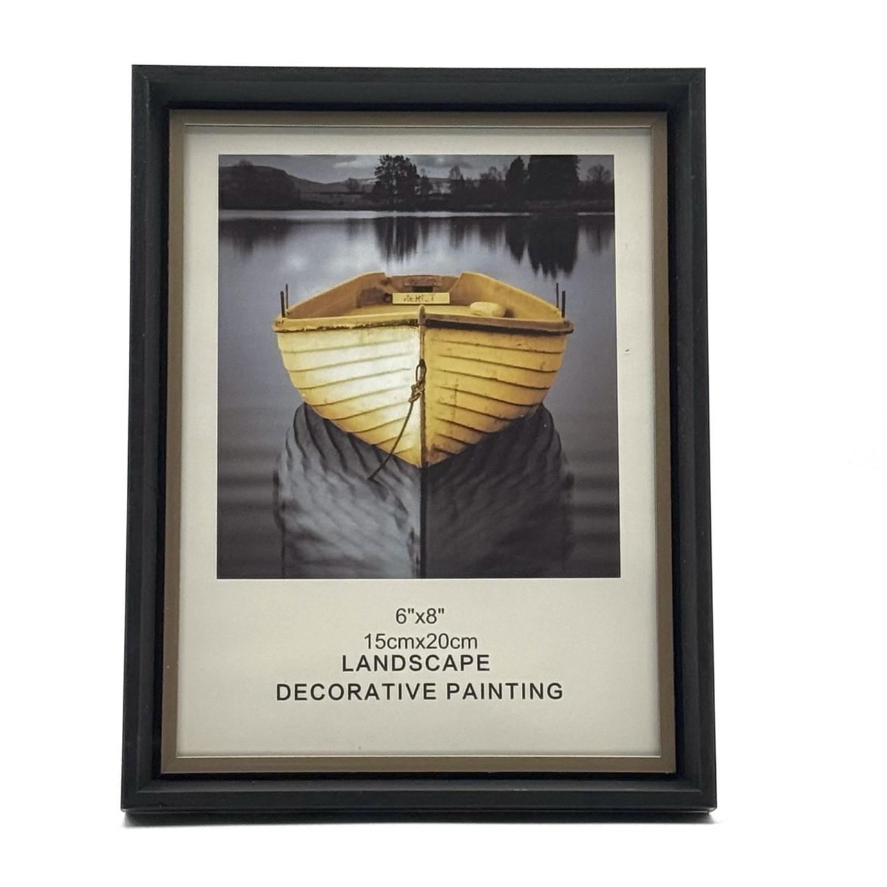 Рамка для фото пластик P243 15*20 чорна