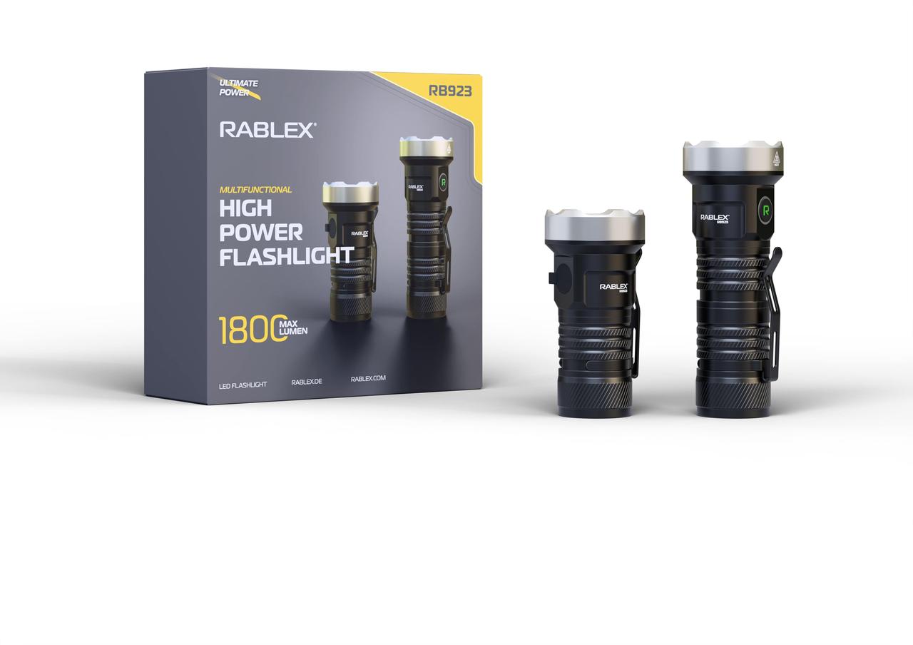 RB 923 Ліхтарик ручний алюмінієвий потужний Rablex