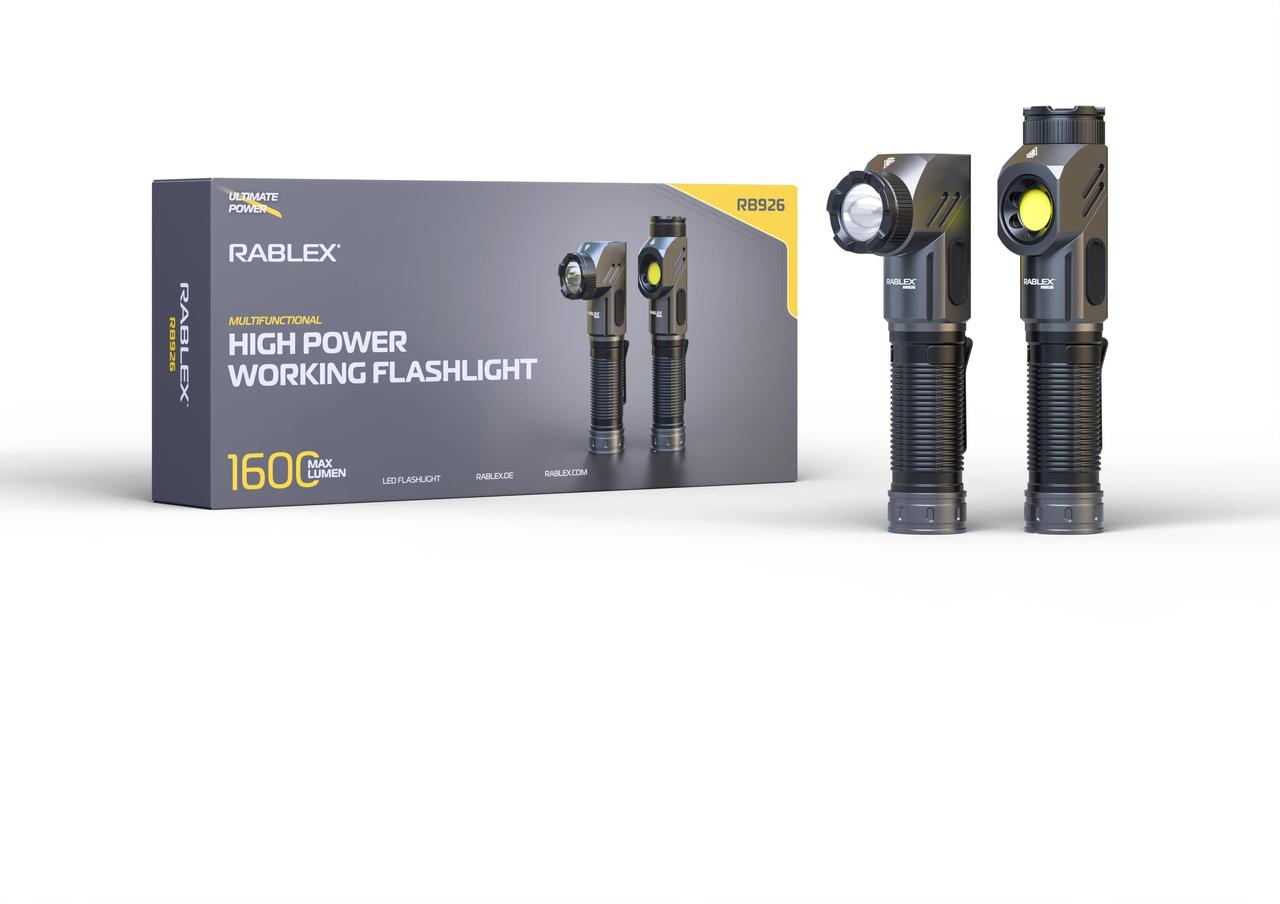RB 926 Ліхтарик робочий ручний багатофункціональний Rablex