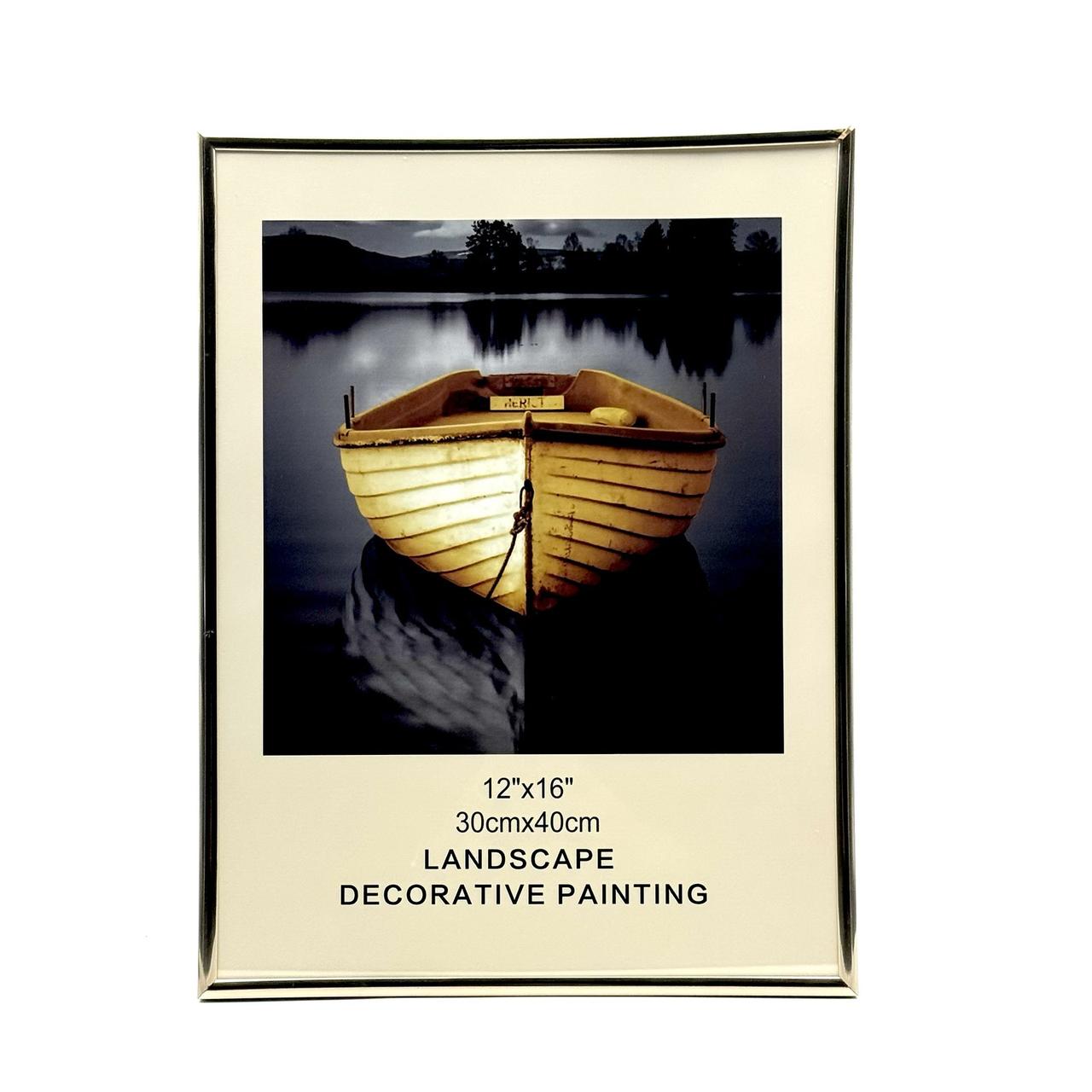 Рамка для фото пластик PB-21 30*40 золота