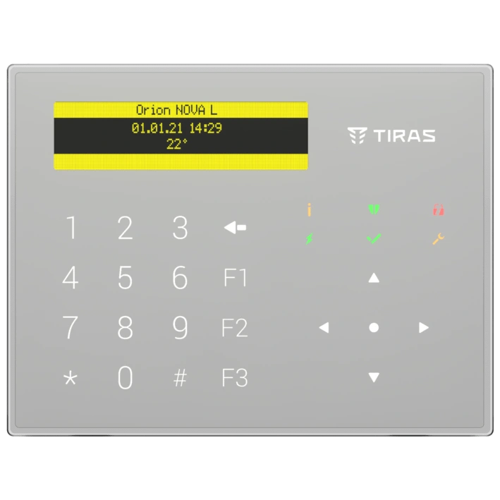 Клавіатура Tiras K-GLCD+(white), фото 1