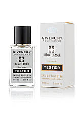 Деревний парфум для чоловіків Givenchy Pour Homme Blue Label - Luxury Tester 60 ml
