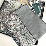 Двоспальний Євро комплект Sarev Isfahan Gri Сатин Преміум, фото 3