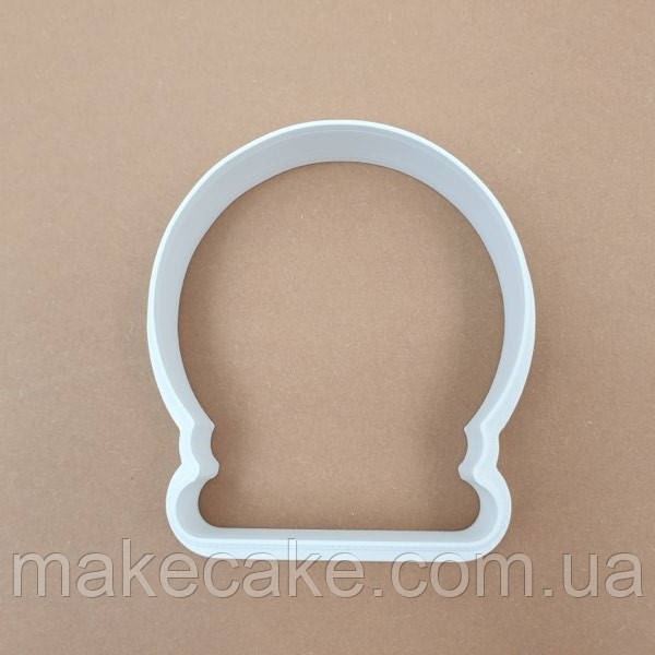 Вирубка Новорічна снігова куля 8.5 см, фото 1