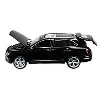 Машина метал 1:34 BENTLEY BENTAYGA Бентлі чорна світло звук, відкр.двері 15*6*5см (68369), фото 5