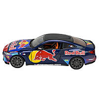 Машина метал BMW M4 G82 БМВ RED BULL LIVERY чорна 1:24 світло звук відкр.двері 20*8*5,5см (68292A), фото 2