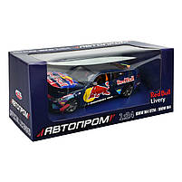 Машина метал BMW M4 G82 БМВ RED BULL LIVERY чорна 1:24 світло звук відкр.двері 20*8*5,5см (68292A), фото 8
