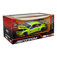 Машина метал BMW M4 GT3 БМВ зелена 1:24 світло звук відкр.двері 21*8,5*6см (68282A(PG), фото 8