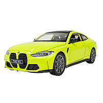Машина метал BMW M4 БМВ зелена 1:24 світло звук відкр.двері 20*7,5*6см (68280A), фото 2