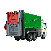 Машина Сміттєвоз зелений Автопром світло звук пластик 28*10*14,5см (AP9931), фото 5