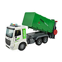 Машина Сміттєвоз зелений Автопром світло звук пластик 28*10*14,5см (AP9931), фото 7