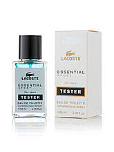 Деревний парфум для чоловіків Lacoste Essential Sport - Luxury Tester 60 ml