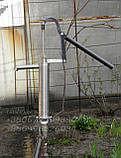 Ручний насос для свердловини з харчової нержавійки. Ручна колонка для води без електрики, фото 8