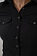 Сорочка жіноча однотонна, колір чорний, 230R068, фото 5