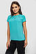 Блуза однотонна, колір бірюзовий, 230R112, фото 3