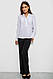 Блуза однотонна, колір білий, 230R96-11, фото 2