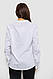 Блуза однотонна, колір білий, 230R96-11, фото 4