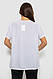 Блуза однотонна, колір білий, 230R112-15, фото 4