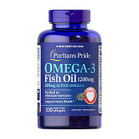 Puritan's Pride Omega-3 Fish Oil 1200 mg 100 softgels