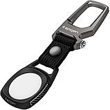 Чехол - колода Spigen для Apple AirTag - Ruged Armor, Matte black (AMP01565), фото 4