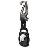 Чехол - колода Spigen для Apple AirTag - Ruged Armor, Matte black (AMP01565), фото 9