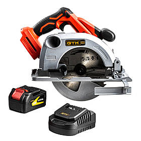 Пила циркулярна акумуляторна CS18/165BL 18В 165*20 мм 5000об/хв +акумулятор 4Аг зарядний пристрій