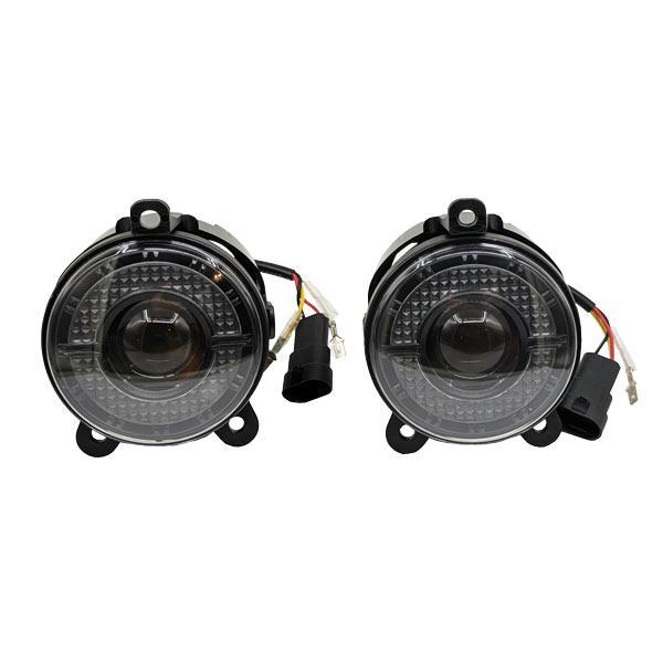 LED фари протитуманні 90 мм 60W Lada Priora 2007-2018 Газель Шевроле Ніва чітка СТМ 2 штуки