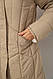Куртка жіноча двостороння зимова, колір бежевий, 244R24115, фото 6