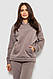 Спортивний костюм жіночий на флісі, колір моко, 257R85, фото 2
