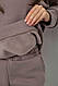 Спортивний костюм жіночий на флісі, колір моко, 257R85, фото 6