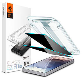 Захисне скло Spigen для Samsung Galaxy S25 Ultra - EZ FIT GLAS.tR Privacy (2 шт), Антишпигун (AGL09335)