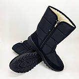 Черевики чоловічі утеплені зимові 41р 27см Комфортні чоловічі черевики на роботу, фото 2
