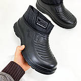 Калоші чоловічі чорні утеплені 46р 28,5см, Спец черевики чоловічі, Бурки повстяні, фото 3