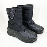 Чоботи чоловічі утеплені чорні 42р 27,5см Чоловічі гумові чоботи з гуми, фото 2