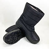 Чоботи чоловічі утеплені чорні 42р 27,5см Чоловічі гумові чоботи з гуми, фото 4