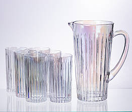 Глечик 1,2 літра зі склянками 6 штук по 320 (мл) HP-19-9