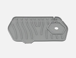 RB4 силіконовий килим для мийки сірий VALESO 24*15